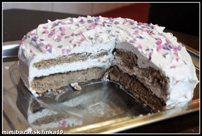 Gaštanová torta s mascarpone