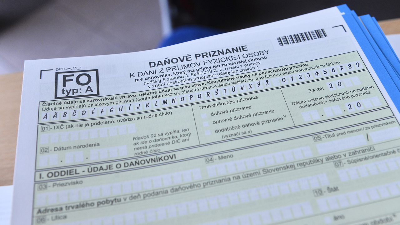 Daňové priznanie bratislava